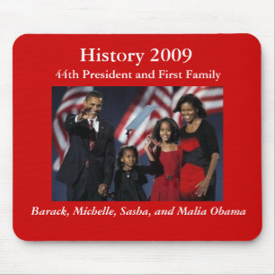 Alfombrilla De Ratón 44.o Familia presidencial Mousepad