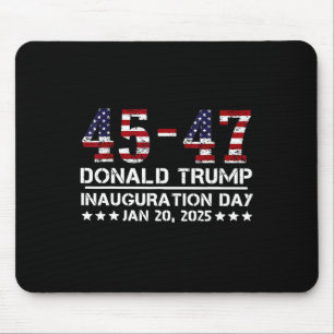 Alfombrilla De Ratón 45 - 47 Bandera Estadounidense Trump Inauguración 