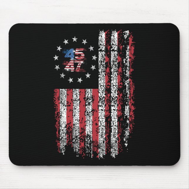 Alfombrilla De Ratón 45 47 Presidente 47 Presidente de la Bandera Ameri (Frente)
