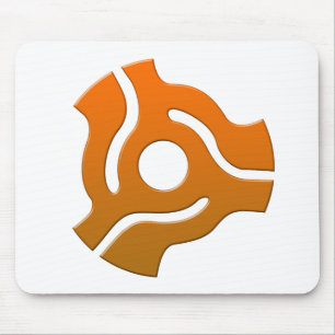 Alfombrilla De Ratón 45 adaptador - disc jockey de DJ del disco de