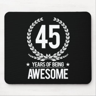Alfombrilla De Ratón 45.o Cumpleaños (45 años de ser impresionantes)