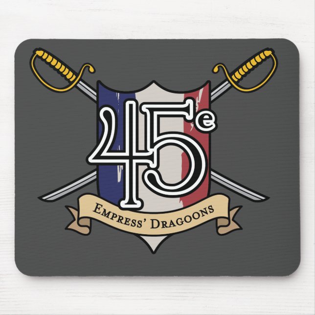 Alfombrilla De Ratón 45e Dragones de la emperatriz Mousepad (Frente)