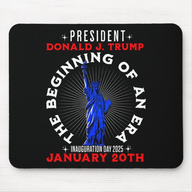 Alfombrilla De Ratón 47.ª Inauguración Del Presidente Trump 2025 Rep (Frente)