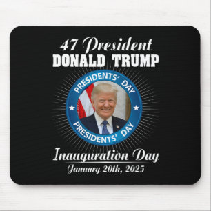 Alfombrilla De Ratón 47 Presidente Donald Trump Día de Inauguración 202