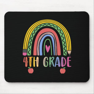 Alfombrilla De Ratón 4.º equipo de profesores de arco iris de cuarto gr
