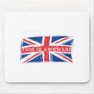 Alfombrilla De Ratón 4 de julio británico divertido marginado británico