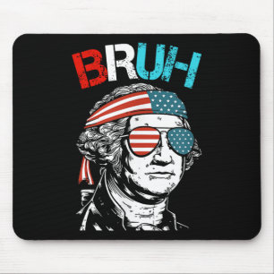 Alfombrilla De Ratón 4 De Julio De 2024 George Washington Bruh.