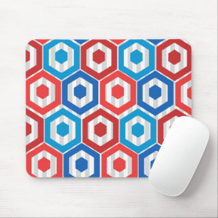 Alfombrilla De Ratón 4 de julio de Hexagons