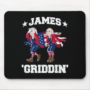 Alfombrilla De Ratón 4 De Julio James Madison Griddy James Griddin