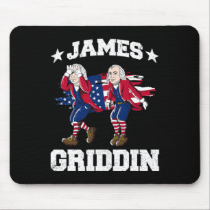 Alfombrilla De Ratón 4 De Julio James Madison Griddy James Griddin 1
