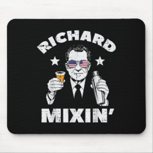 Alfombrilla De Ratón 4 De Julio Richard Mixin Nixon Presidente Patriot