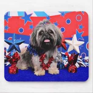 Alfombrilla De Ratón 4 de julio - Shih Tzu - Stella