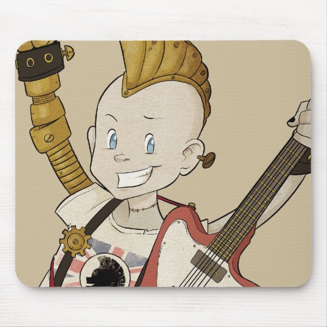 Alfombrilla De Ratón 4 pequeños monstruos - Nigel (Frente)