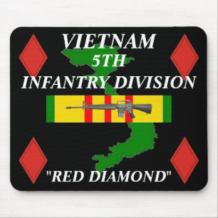 Alfombrilla De Ratón 5ª Infantería Vietnam Mousepad 2/b