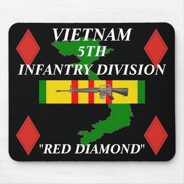 Alfombrilla De Ratón 5ª Infantería Vietnam Mousepad 2/b (Frente)