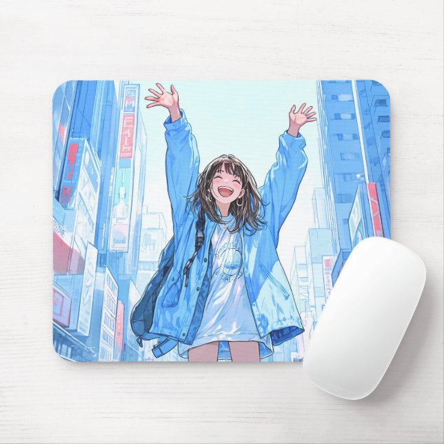 Alfombrilla De Ratón 5万人記念マウスパッド Mouse pad｜寿司娘 GenerativeAI (Con ratón)