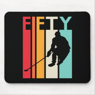 Alfombrilla De Ratón 50.º regalo de cumpleaños Hockey de cosecha de 50 