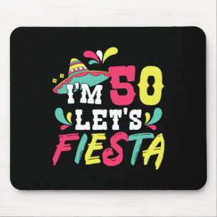 Alfombrilla De Ratón 50 años Fiesta mexicana Tengo 50 años Fiesta