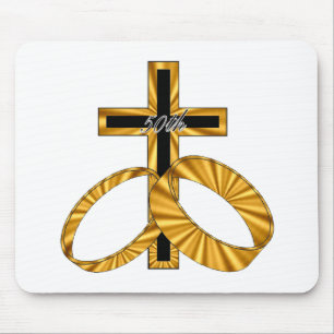 Alfombrilla De Ratón 50.o aniversario de boda w