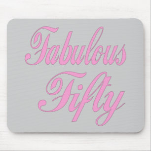 Alfombrilla De Ratón 50.o cumpleaños fabuloso Mousepad
