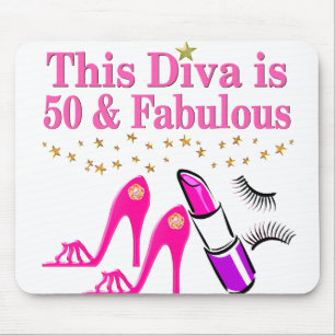 ALFOMBRILLA DE RATÓN 50 Y FABULOUS DIVA
