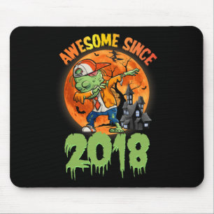 Alfombrilla De Ratón 5.º cumpleaños Halloween Dabbing Zombie Impresiona