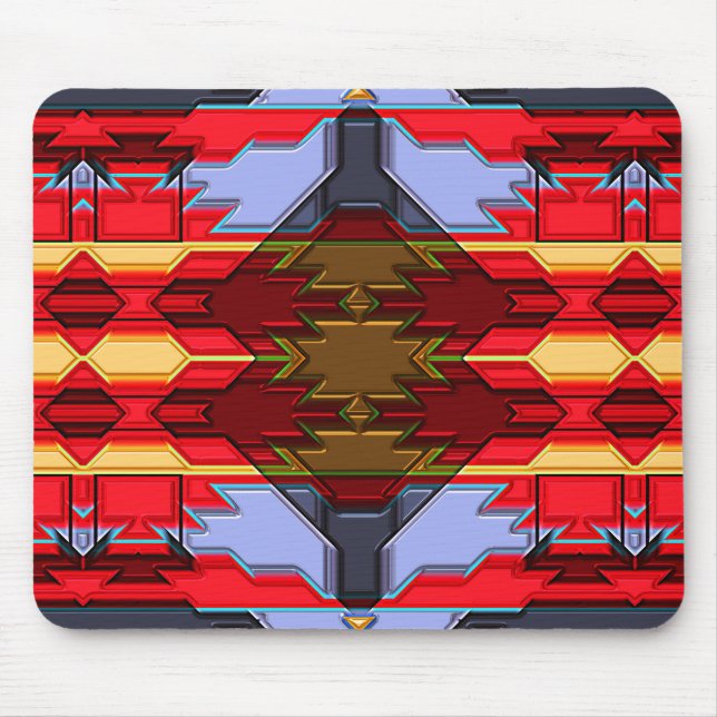 Alfombrilla De Ratón 5 Mousepads nativos americanos modernos (Frente)