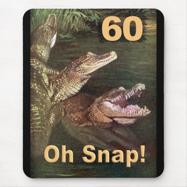 Alfombrilla De Ratón 60.o Cumpleaños (Frente)