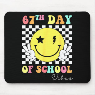 Alfombrilla De Ratón 67º Día De La Escuela Cara Sonriente 67 Seis Siete
