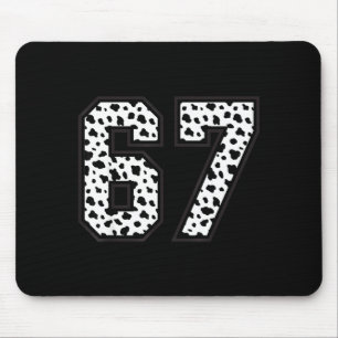 Alfombrilla De Ratón 67 6-7 Dálmata Meme Moderno Cool 67 Seis Siete Div