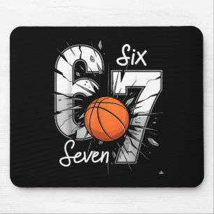 Alfombrilla De Ratón 67 Baloncesto Seis Siete 6 7 Meme 67
