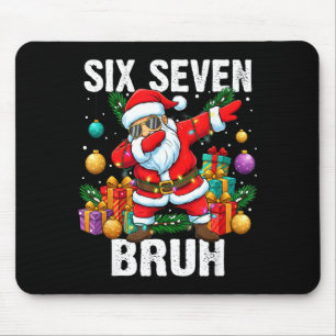 Alfombrilla De Ratón 67 Bruh Navidad Cool Dabbing Santa Seis Siete Mem