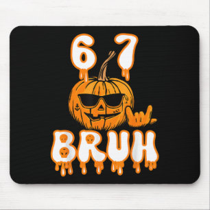 Alfombrilla De Ratón 67 Disfraz de meme de Halloween Brainrot para niño
