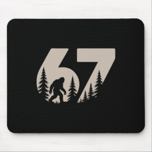 Alfombrilla De Ratón 67 divertido seis siete meme Bigfoot Gen Alpha jer