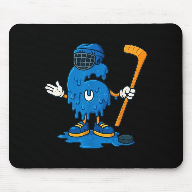 Alfombrilla De Ratón 67 Drip Ice Cream Hockey Player  (Frente)
