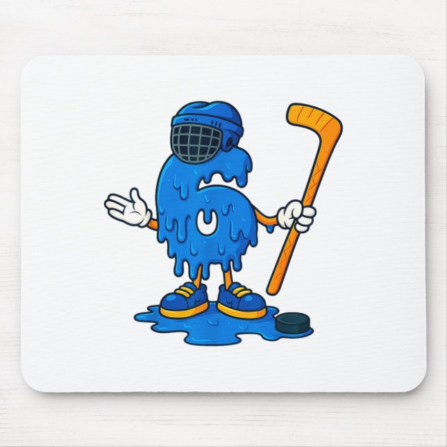 Alfombrilla De Ratón 67 Drip Ice Cream Hockey Player  (Frente)