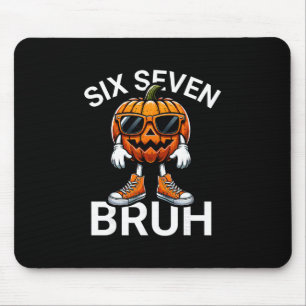 Alfombrilla De Ratón 67 Halloween Divertido Seis Siete Meme Brainrot Ca