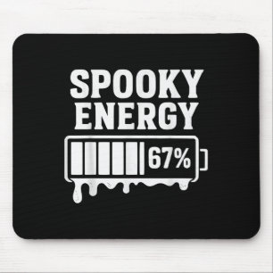 Alfombrilla De Ratón 67 Halloween Energía Espeluznante Brainrot Meme Se