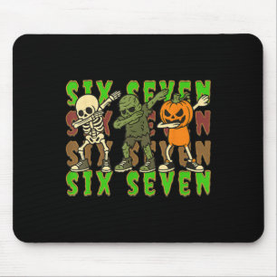 Alfombrilla De Ratón 67 Halloween Meme Seis Siete Esqueleto Bailando Zo