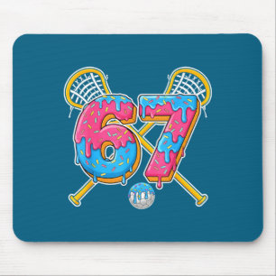 Alfombrilla De Ratón 67 Helado Goteo Meme Gen Alfa Jerga Lacrosse Sr