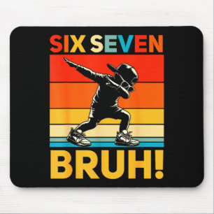 Alfombrilla De Ratón 67 Meme 6 7 Números Dabbing Seis Siete Bruh Divert