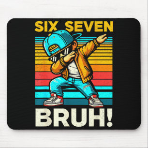 Alfombrilla De Ratón 67 Meme 6 7 Números Dabbing Seis Siete Bruh Divert