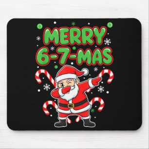 Alfombrilla De Ratón 67 Meme Alfa Gen Argot Alegre 6-7-mas Santa Cristo