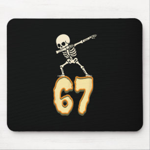 Alfombrilla De Ratón 67 Meme de Halloween 6 7 Números Seis Siete Niños 