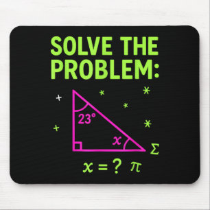 Alfombrilla De Ratón 67 Meme de matemáticas Resuelve el problema Funny