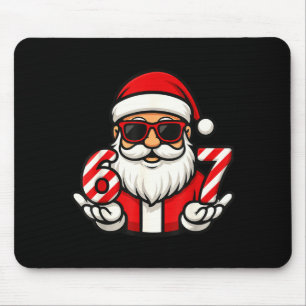 Alfombrilla De Ratón 67 Meme de Navidad Seis Santa Divertido 