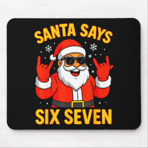 Alfombrilla De Ratón 67 Meme Divertido 6-7 Navidad 2025 6 7 Santa Dice