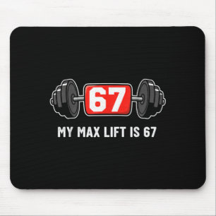 Alfombrilla De Ratón 67 Meme Divertido 6 7 Seis Siete Gimnasio Entrenam