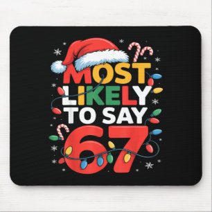 Alfombrilla De Ratón 67 Meme divertido diseño de Meme de Navidad Más pr
