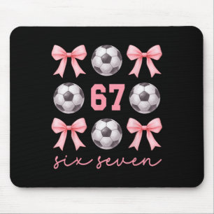 Alfombrilla De Ratón 67 Meme Mamá Futbolera Hermana Coqueta Lazos Rosa